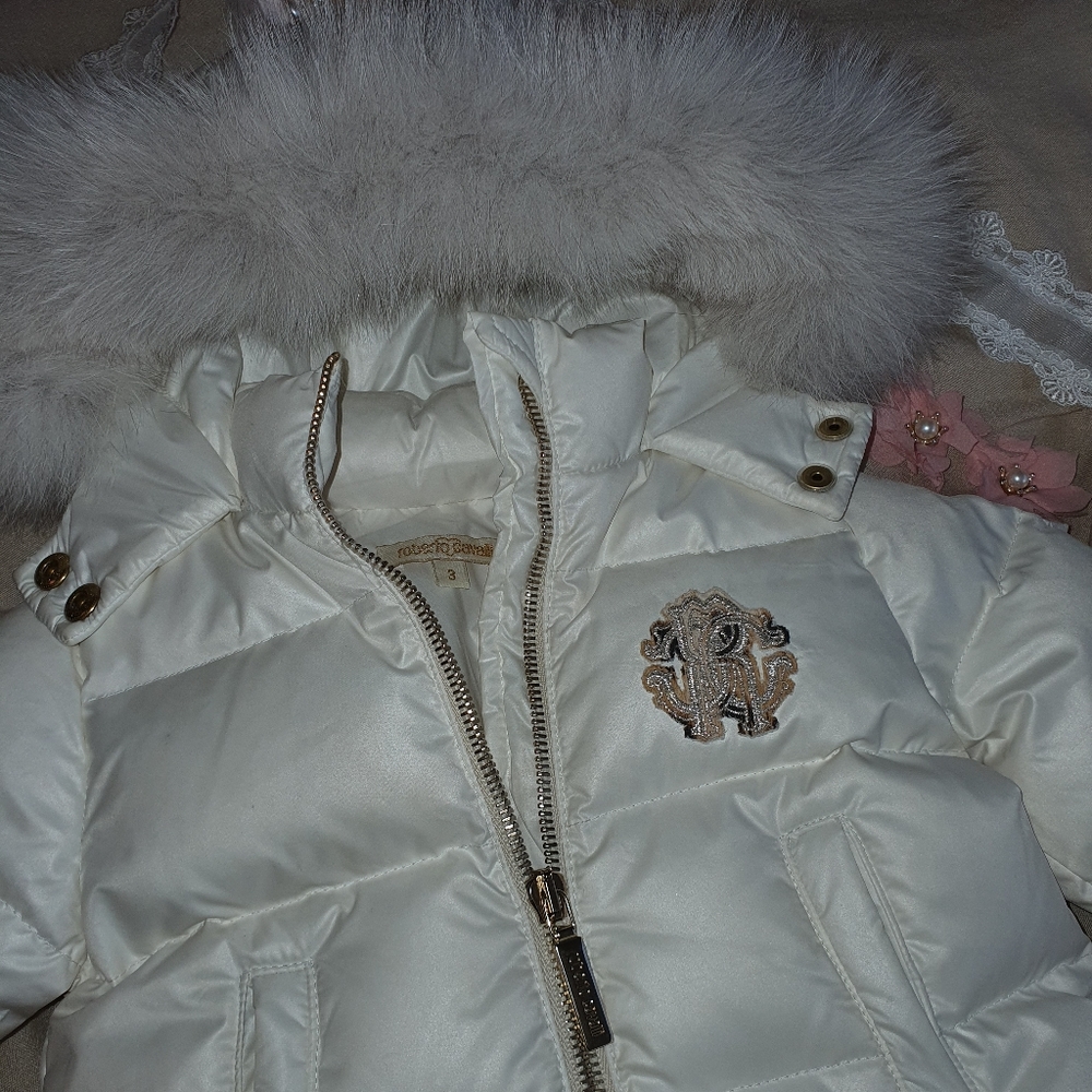 Roberto Cavalli real fur winter coat
